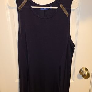 Sleeveless Tank Top - XL - Dark Blue